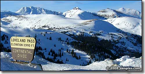 heading into Loveland Pass