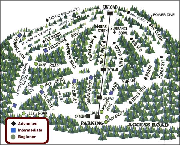 Turner Mountain Downhill Ski Area, Libby, Montana