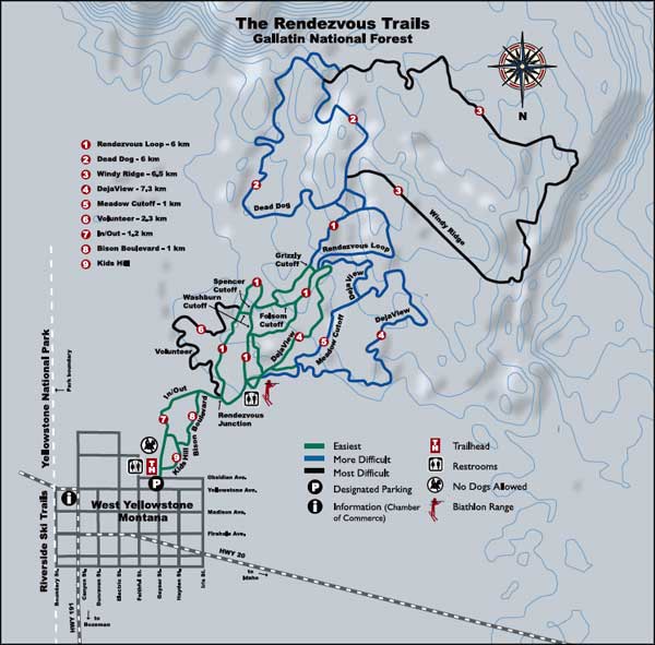 Rendezvous Ski Trails, West Yellowstone, Montana