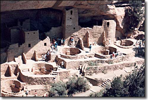 Cliff dwellings at Mesa Verde National Park