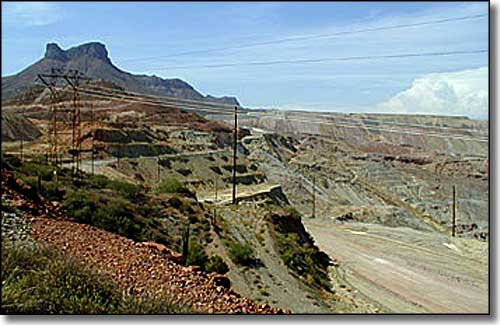 ASARCO copper mine near Kearny, Arizona