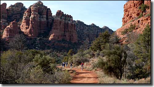 Pathway at Bell Rock, along the Red Rock Scenic Road