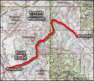 Map of Rug Road