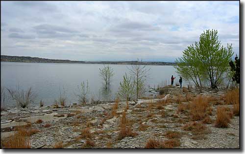 Fishing at Lake Pueblo State Park