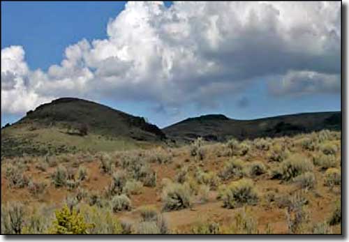 A typical view along the Owyhee Uplands Back Country Byway