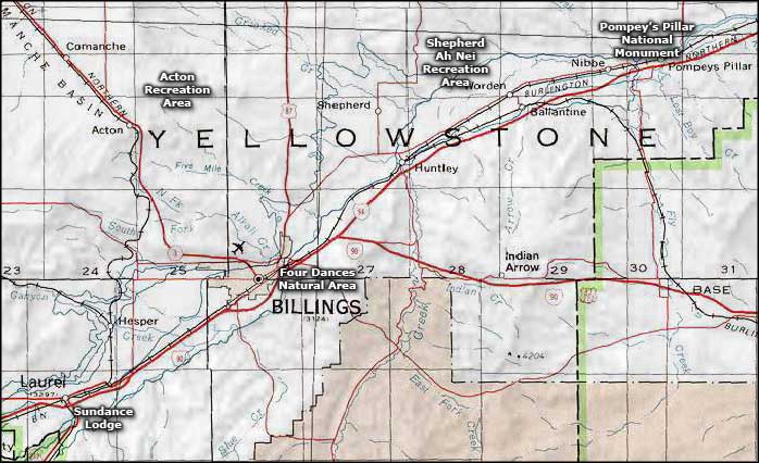 Acton Recreation Area area map