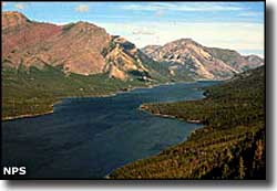 Waterton Lake from Glacier National Park, Montana