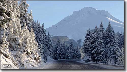 Mount Rose Highway close to the Mount Rose Wilderness