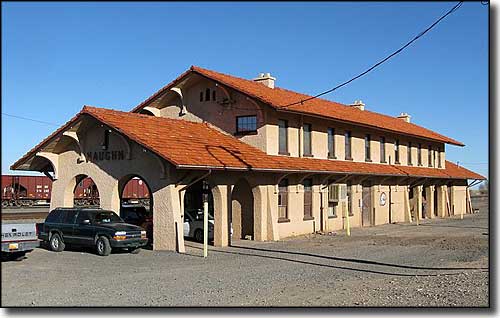 The Vaughn Railroad Depot