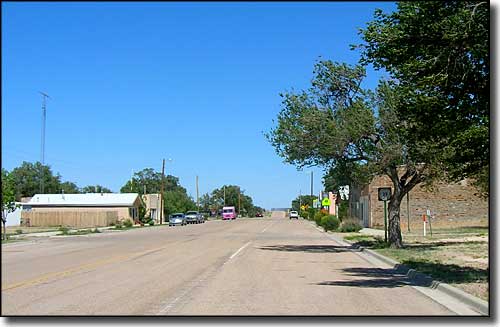 First view of Mosquero, New Mexico