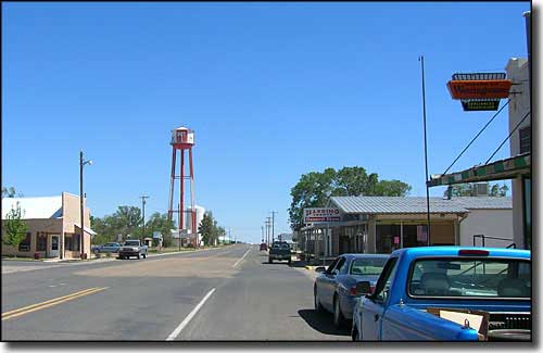 First view of Roy, New Mexico