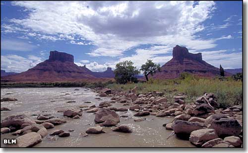 The Colorado River in Grand County, Utah