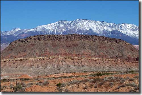 Looking north from Washington, Utah