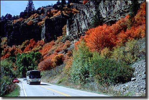 Fall colors along the Logan Canyon Scenic Byway
